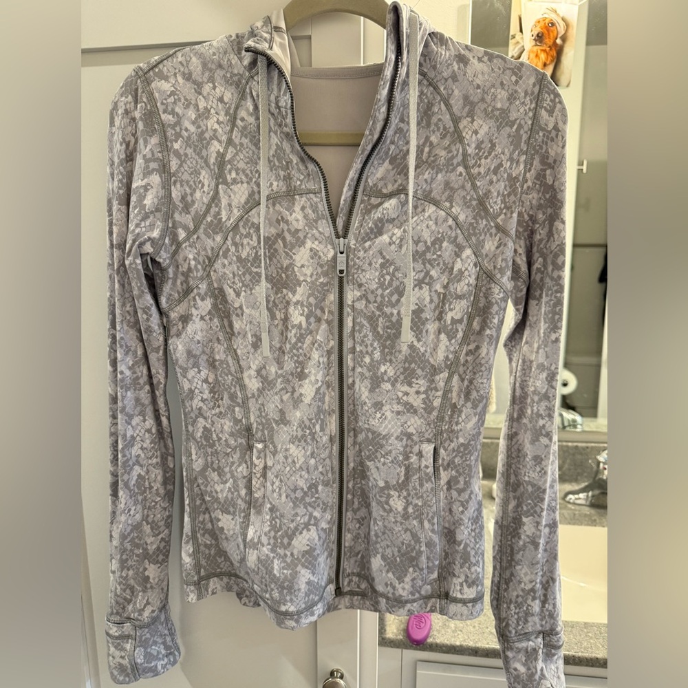 Lululemon Define Gray Patterned Jacket - image 1